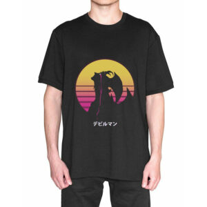 Anime Devil Man Printed Men's Short Sleeve T-Shirt