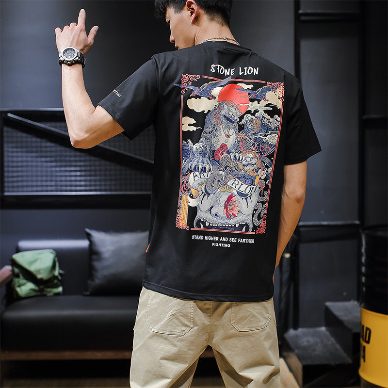 1930953621091 Large size T-shirt print T-shirt - Image 2