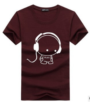 241869660604 Summer new style, short sleeved T-shirt, men's loose casual fat man, big size young short sleeved T-shirt. - Image 2