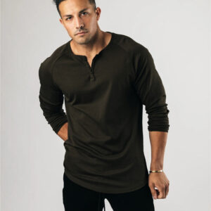 Muscular Man Fitness Sports T-shirt Trend Slim
