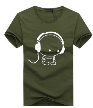 973052436265 Summer new style, short sleeved T-shirt, men's loose casual fat man, big size young short sleeved T-shirt. - Image 5