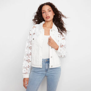 charliebwhitecoloredtwilljacketwithflowerembroideryinsert 1