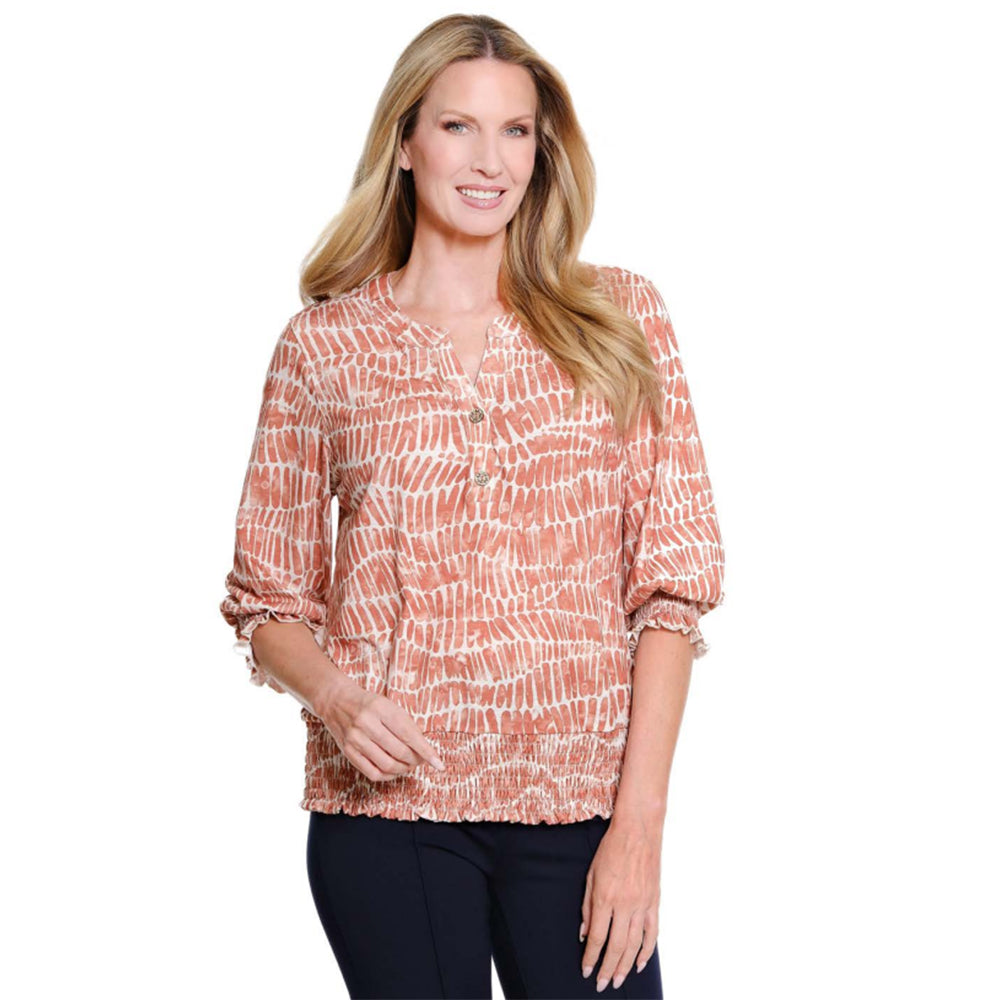 multiplestobaccocuffed34sleevebuttonfronty neckbandcollarshirtwaistknittop multiplestobaccocuffed34sleevebuttonfronty neckbandcollarshirtwaistknittop
