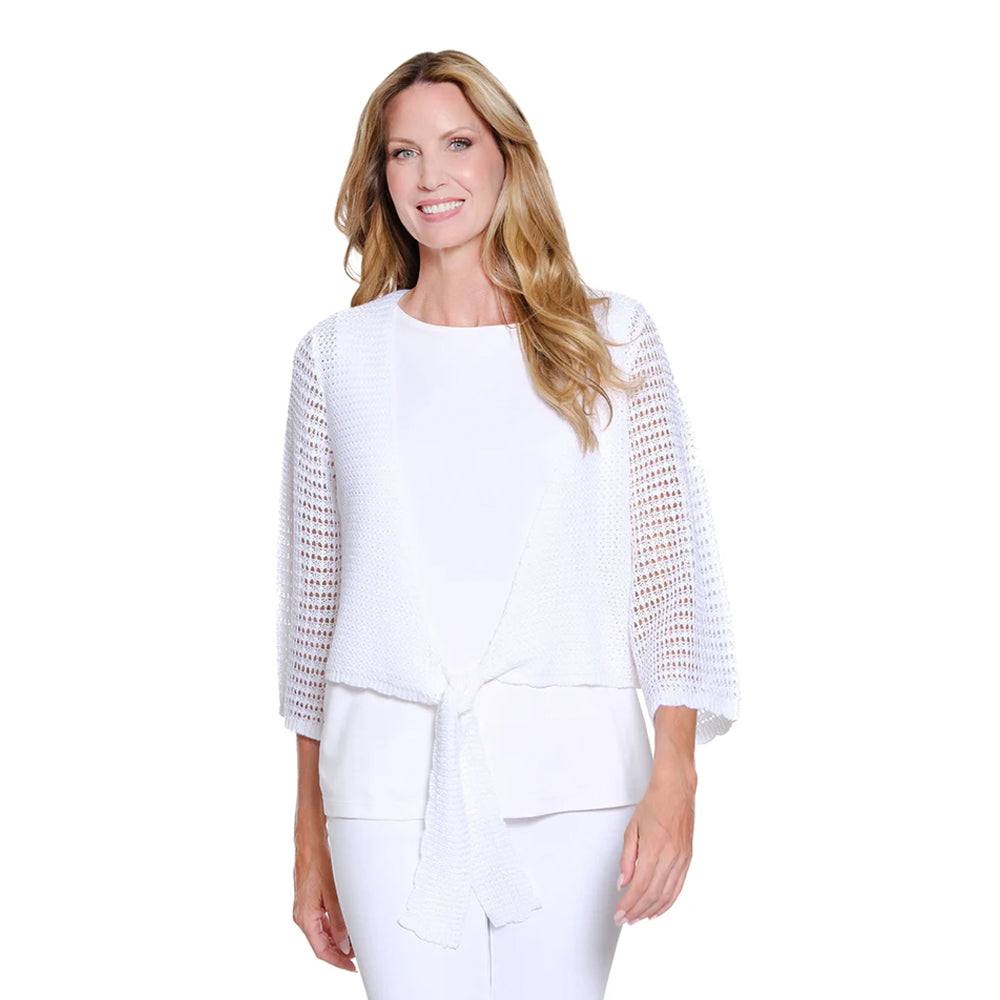multipleswhite34sleevetiefrontwaistsweatercardigan multipleswhite34sleevetiefrontwaistsweatercardigan