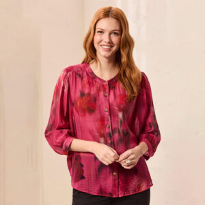 tribalclothingcoflowydolmansleeveblousewithself coveringbuttonsnostalgia1