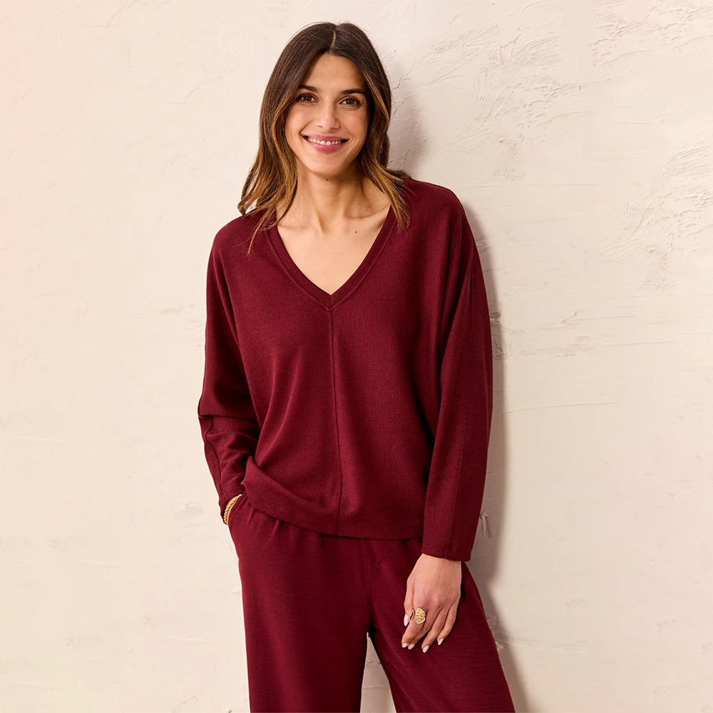 tribalclothingcolongsleevedolmanv necktopcherrylacquer3 tribalclothingcolongsleevedolmanv necktopcherrylacquer3