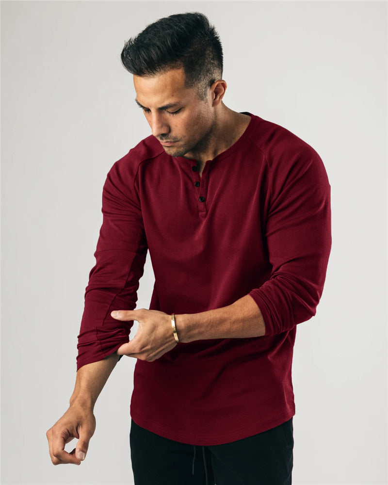 eb9d2d66-13a1-4f8e-85d9-021130b671bc Muscular Man Fitness Sports T-shirt Trend Slim - Image 4