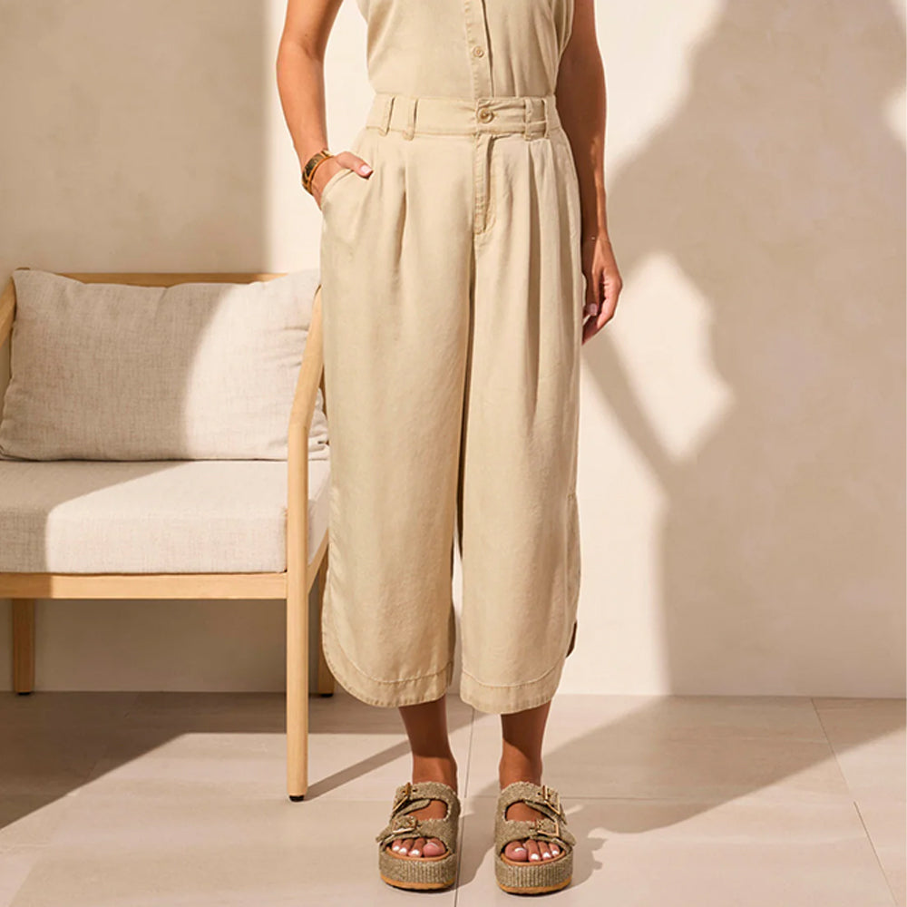 tribalclothingcoflowypleatedpantwithtuliphem pocketsdustysand tribalclothingcoflowypleatedpantwithtuliphem pocketsdustysand
