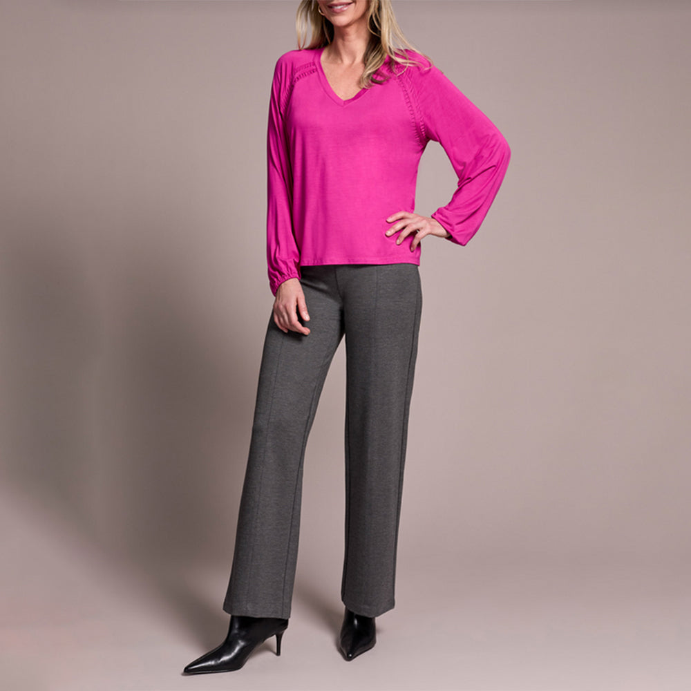 tribalclothingcolongsleevevnecktopwpleatingdetail pinkflambe 2 tribalclothingcolongsleevevnecktopwpleatingdetail pinkflambe 2