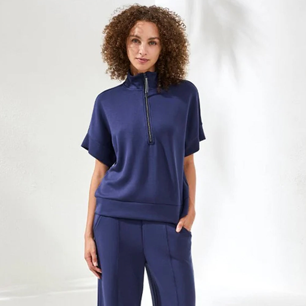 tribalclothingcotechnoluxshortsleevemocknecktopwithzipperjetblue tribalclothingcotechnoluxshortsleevemocknecktopwithzipperjetblue